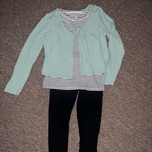 Girls Green Top Only